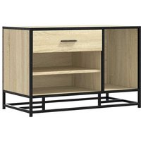 Banco Zapatero Vidaxl Madera Roble Sonoma 80x40x35 Cm