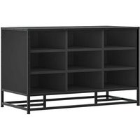 Banco Zapatero Madera de Ingeniería y Metal 84x40x53,5 cm