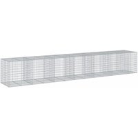 Cesta de Gaviones Vidaxl 650x100x100cm Hierro Galvanizado