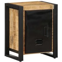 Mesita de Noche Madera Maciza Mango 40x30x51 cm