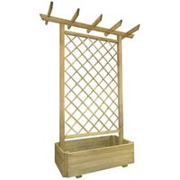 Pérgola de Madera Vidaxl 162x56x204 Cm