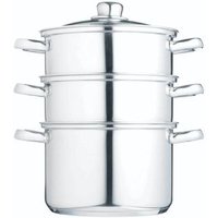 Kitchencraft Olla Vaporera de Acero Inoxidable para Inducción, 20 cm