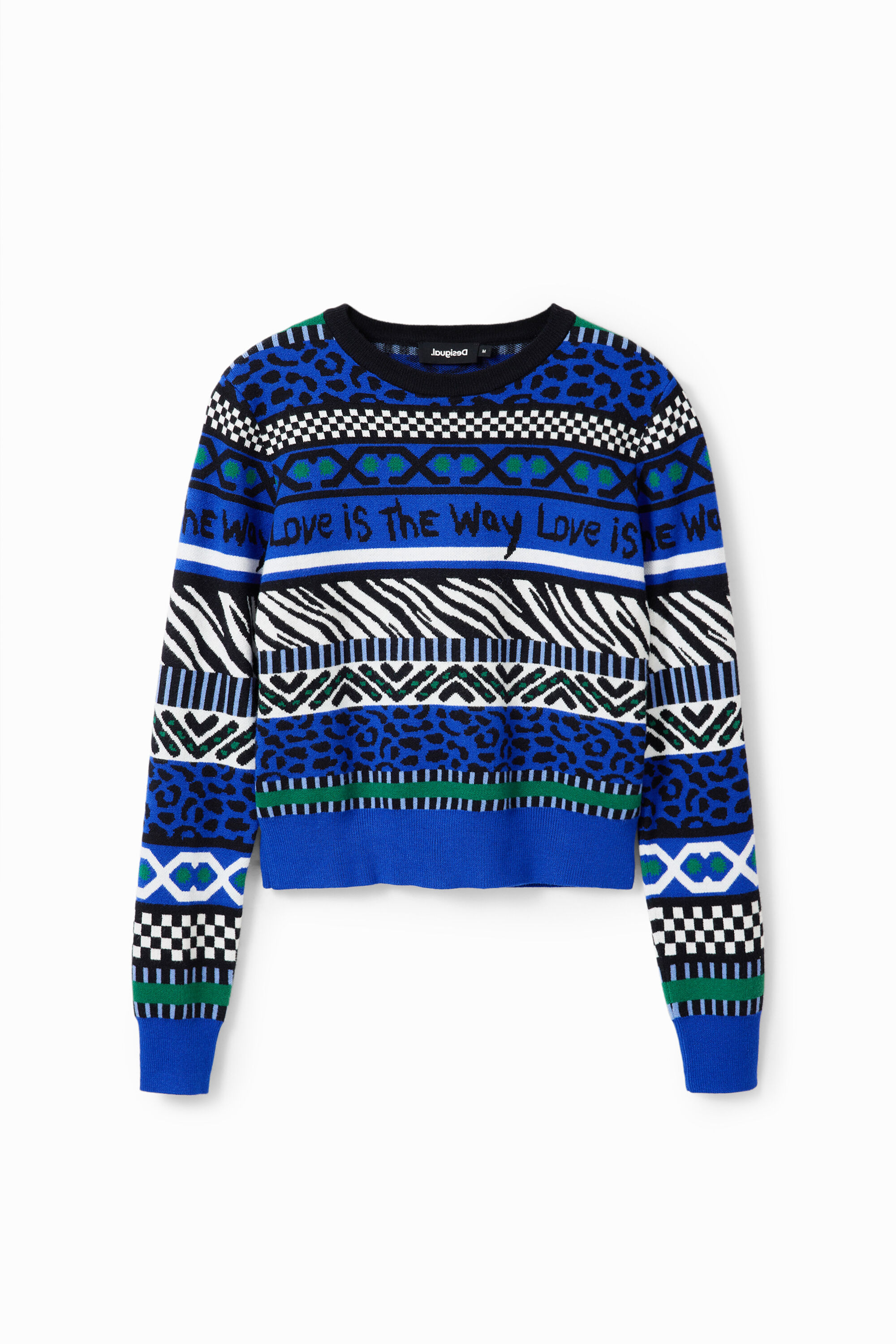 Jersey corto cenefas Desigual hombre Jersey corto cenefas Desigual hombre