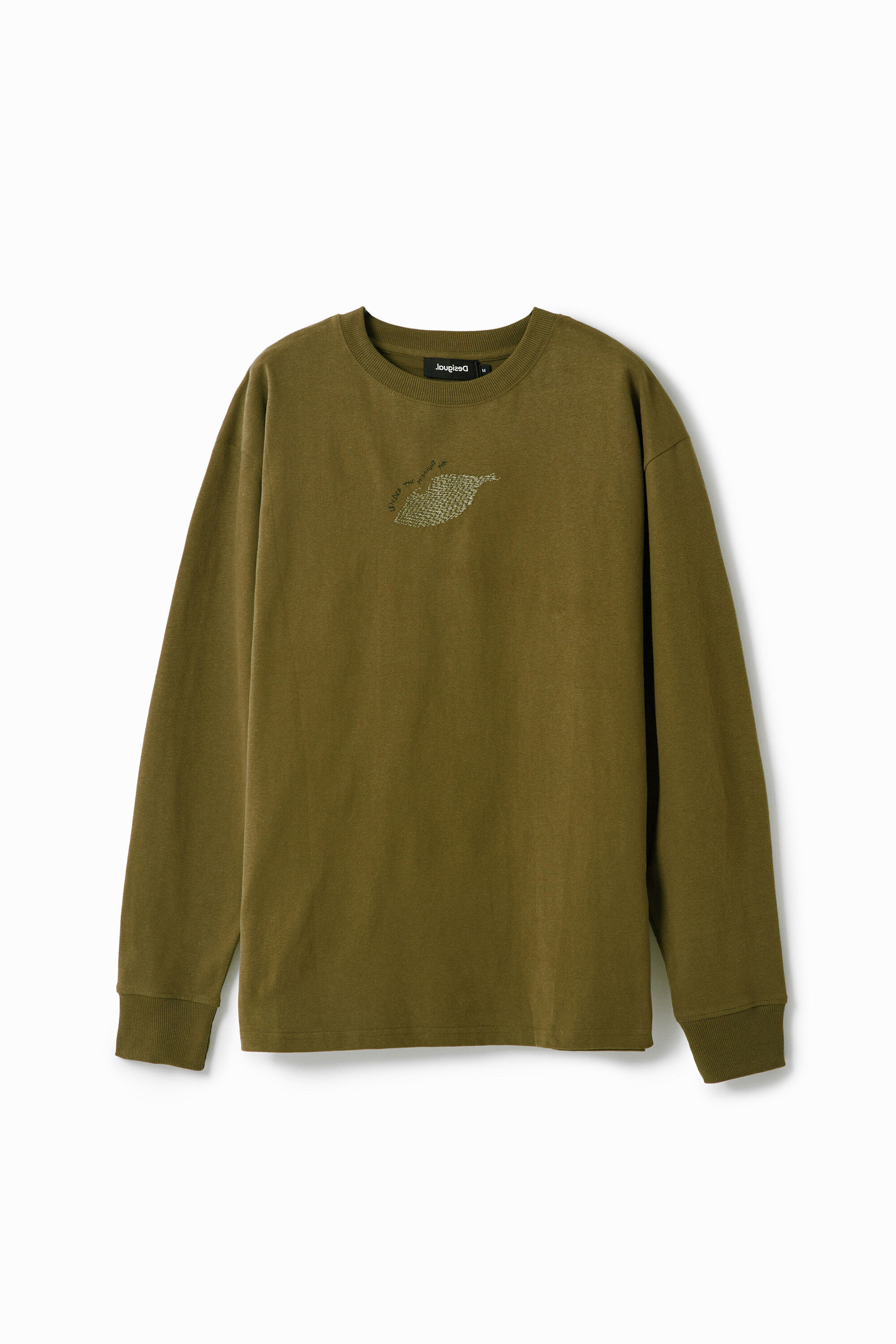Camiseta bordado mensaje hombre Camiseta bordado mensaje hombre