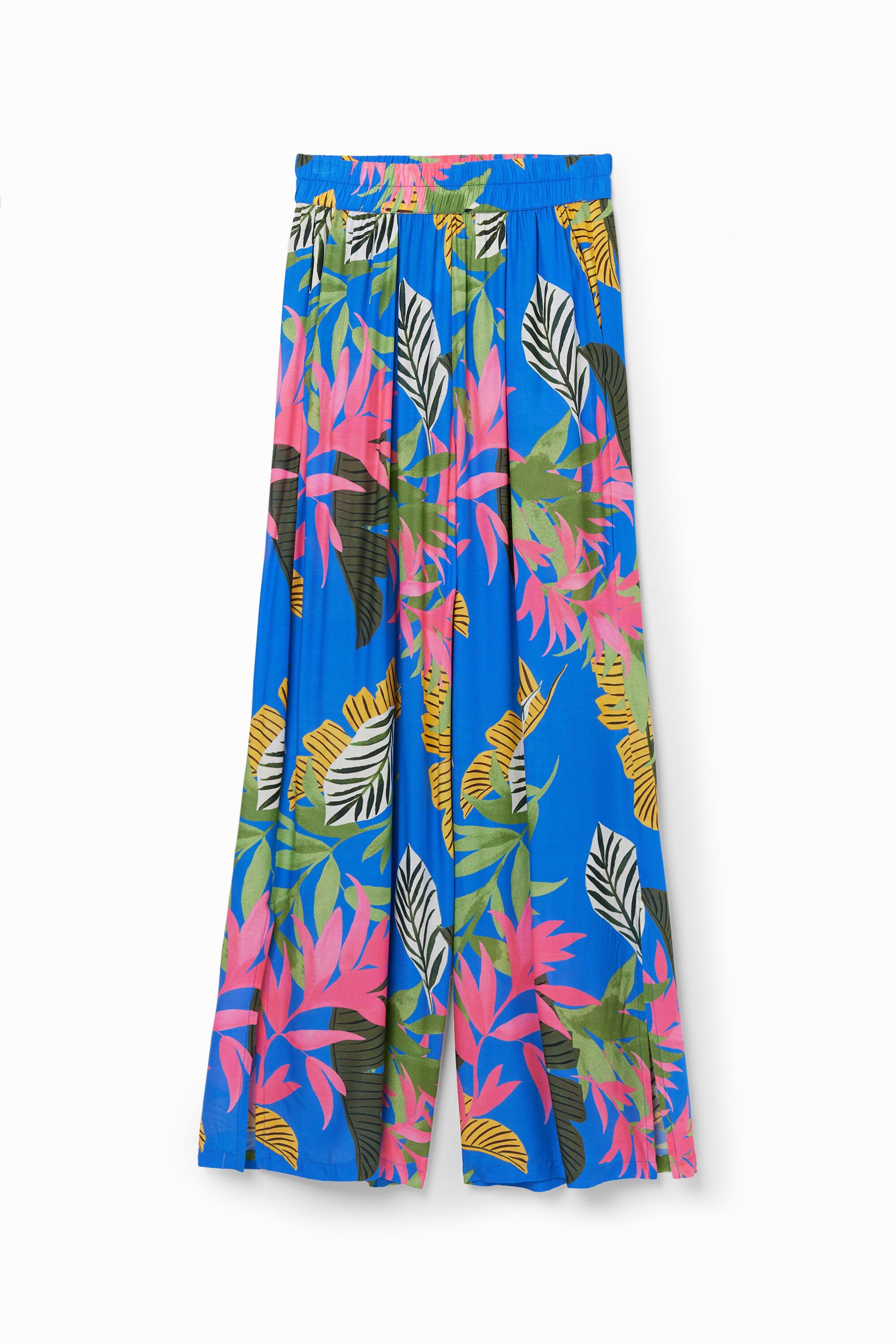 Pantalón Wide Leg Tropical "Fe Hombre" - Desigual Pantalón Wide Leg Tropical "Fe Hombre" - Desigual