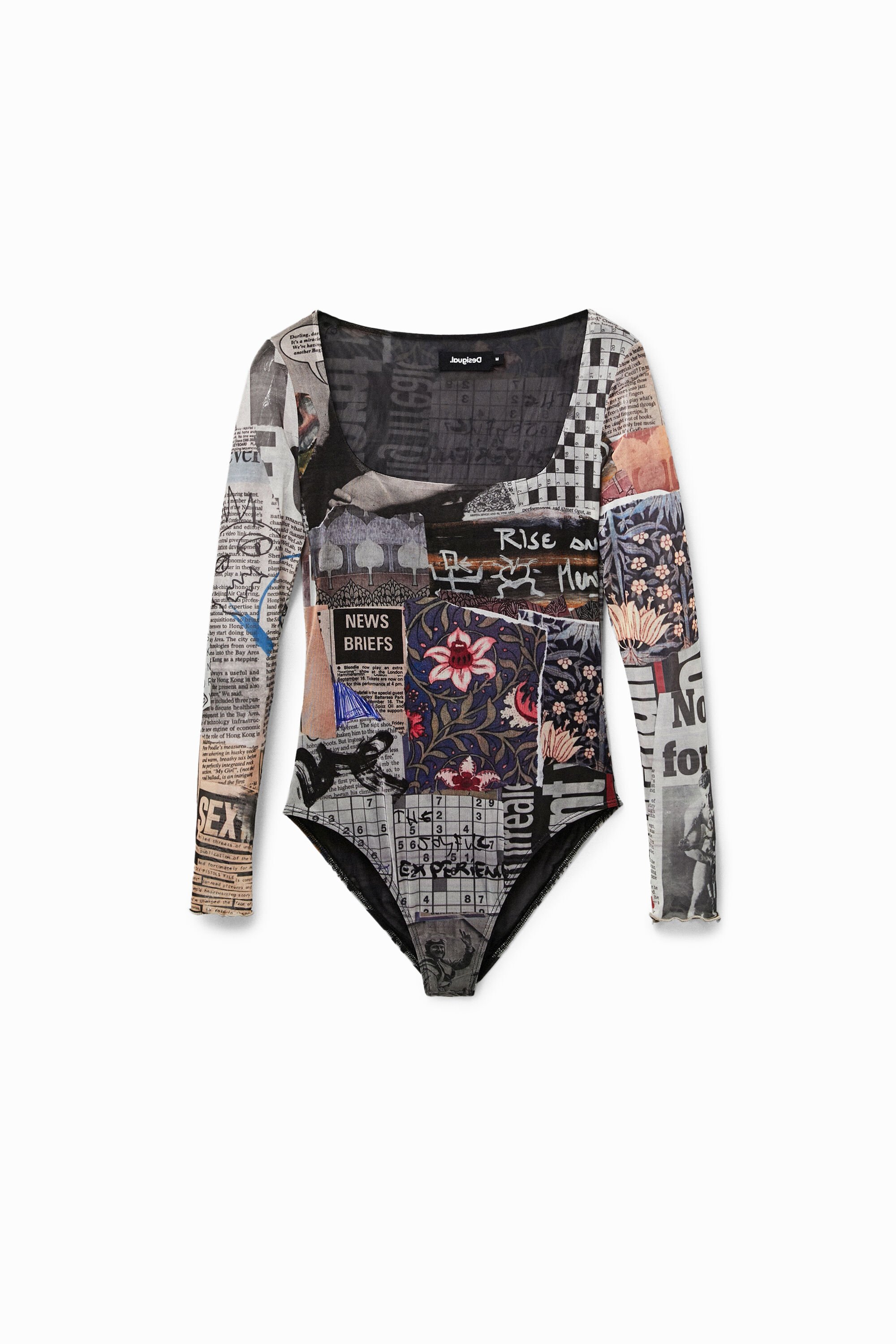 Desigual - Body Tul Periódicos Desigual - Body Tul Periódicos