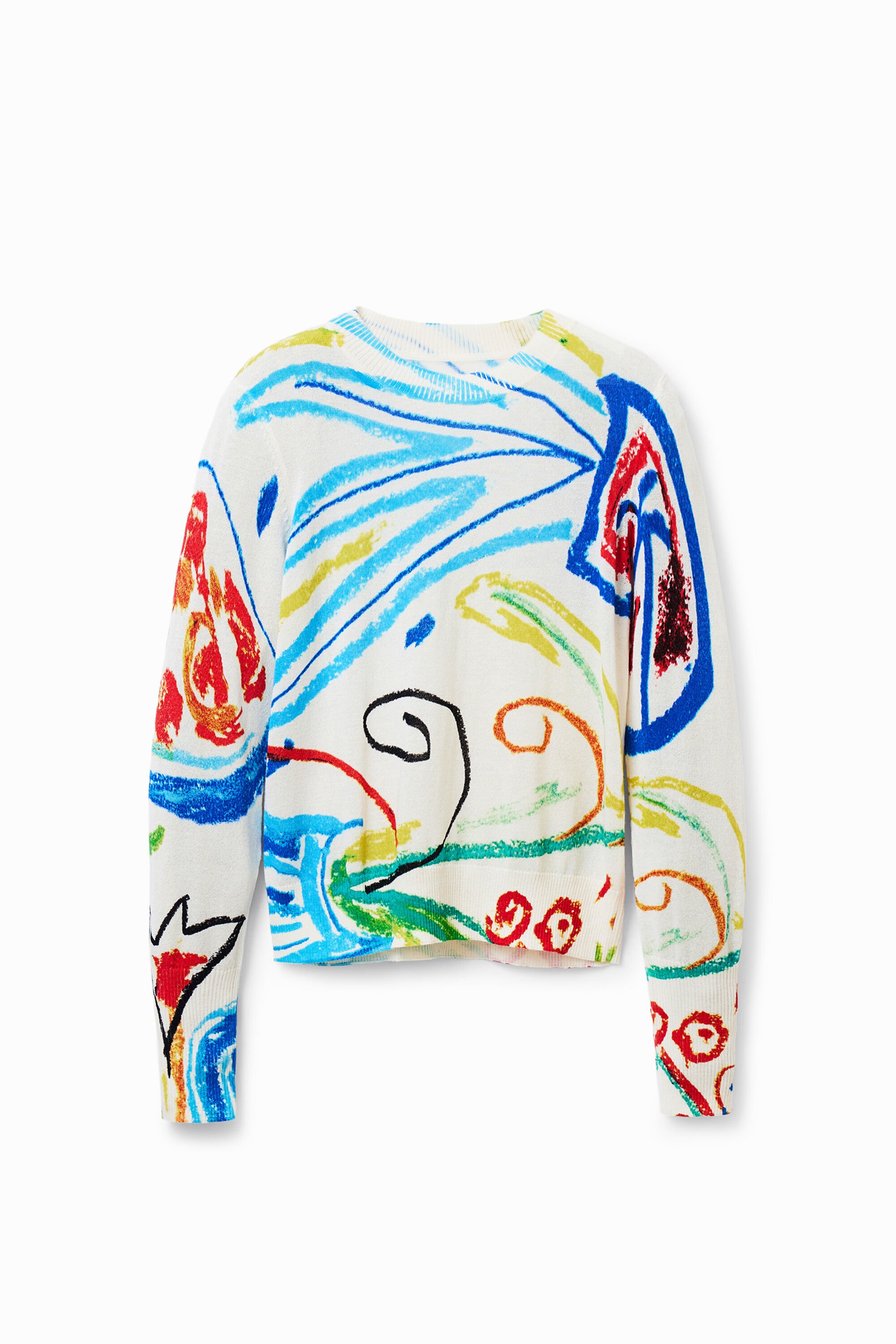 Desigual Jersey con Ilustraciones para Hombre Desigual Jersey con Ilustraciones para Hombre