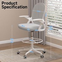 Silla De Oficina Con Respaldo Alto Y Reposapiés Ajustable Silla De Oficina Con Respaldo Alto Y Reposapiés Ajustable