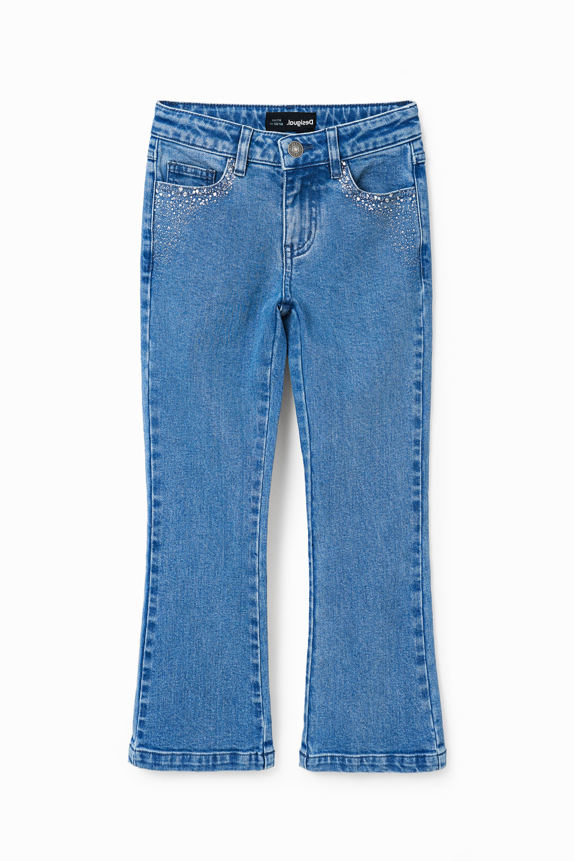 Vaqueros Flare brillo Desigual para hombre
