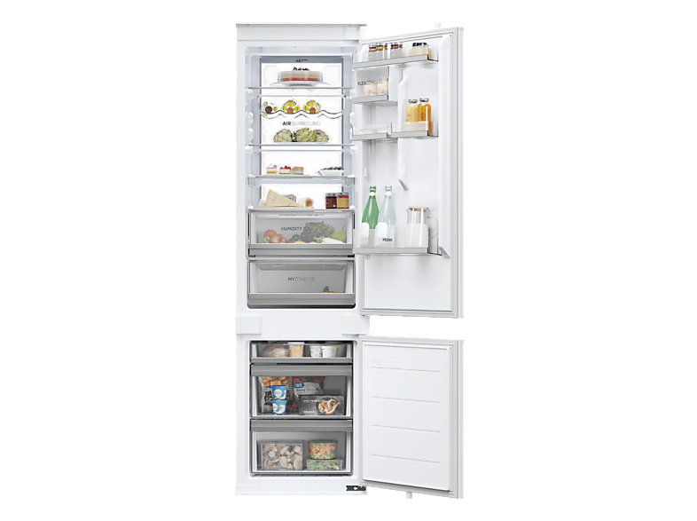 Frigorífico combi integrable Haier HBW7519C TNF Duo Cooling 300 l, 193,5 cm