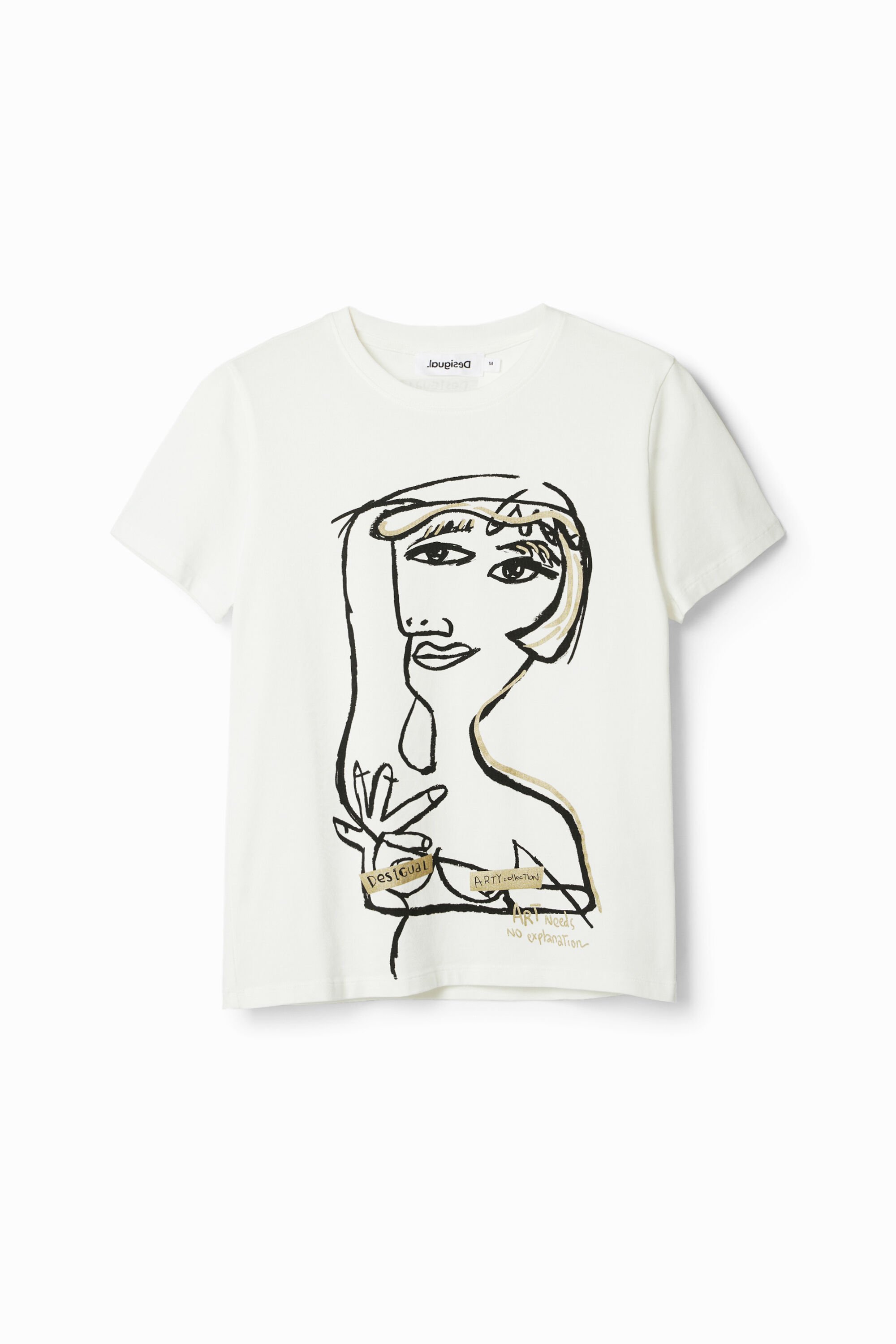 Camiseta "Cara Arty" Hombre
