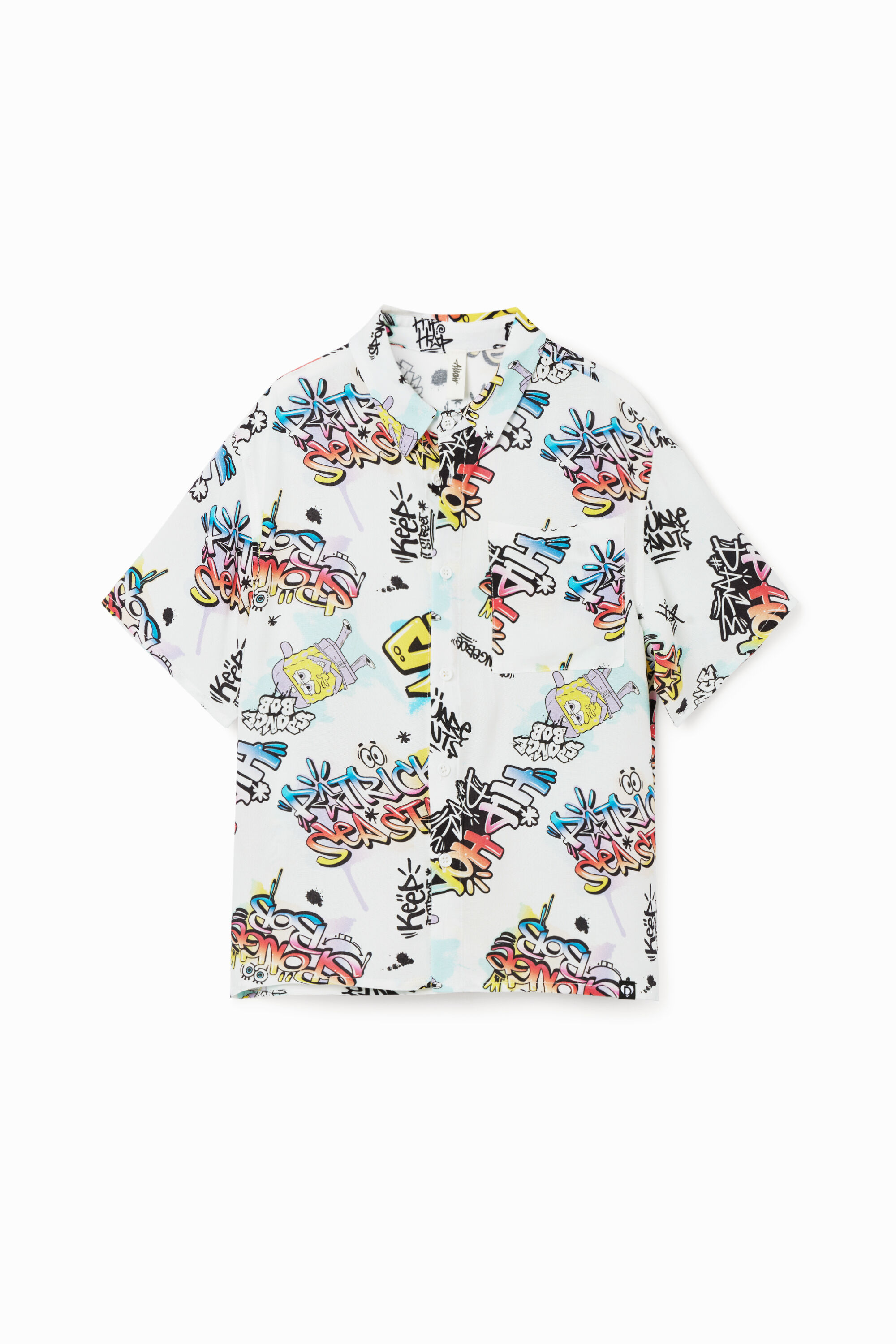 Camisa Resort SpongeBob Hombre Camisa Resort SpongeBob Hombre