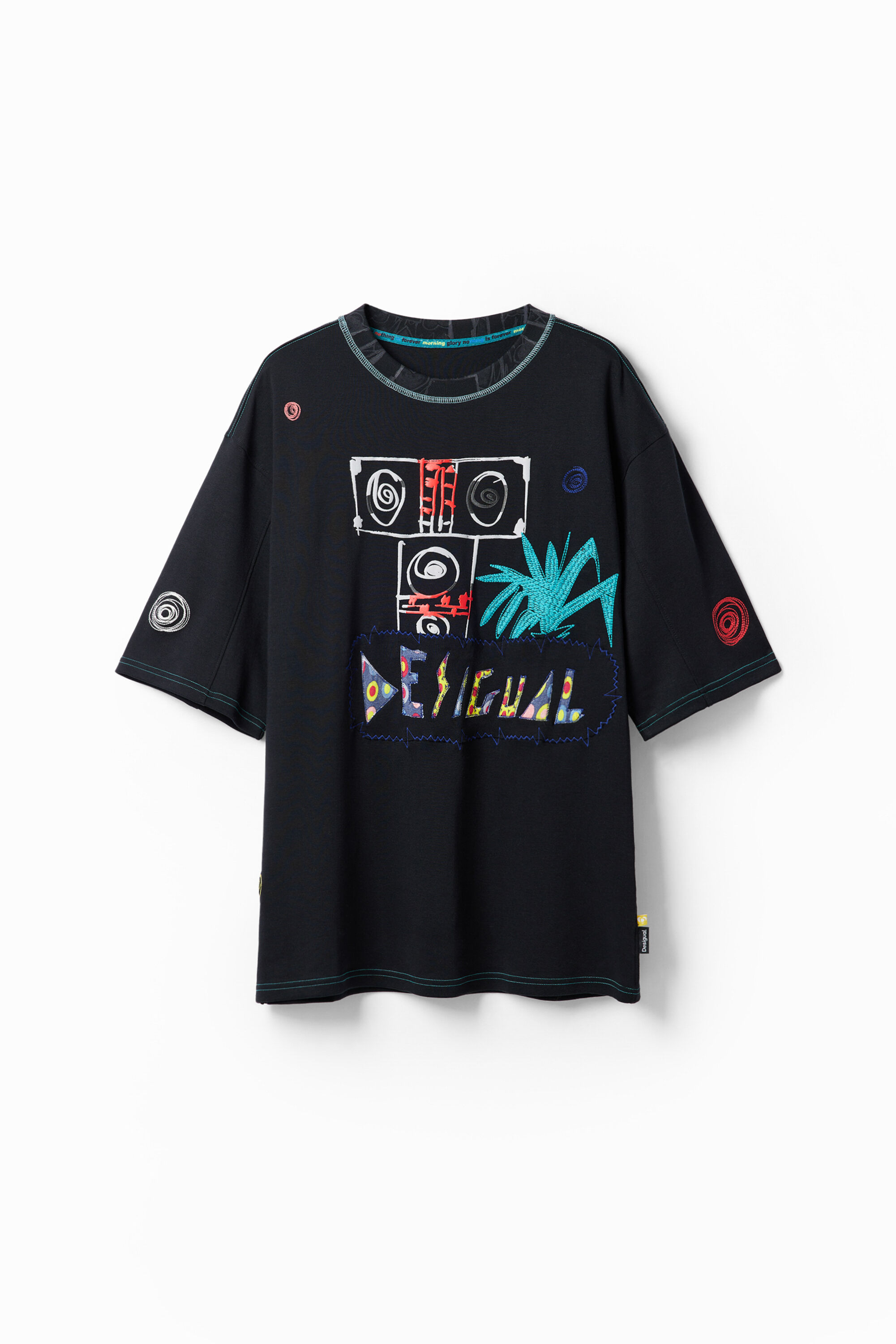 Camiseta Desigual Bordados Hombre Camiseta Desigual Bordados Hombre