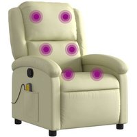 Sillón Reclinable De Masaje Con Cuero Auténtico Sillón Reclinable De Masaje Con Cuero Auténtico
