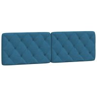 Cabecero de cama acolchado de terciopelo 160 cm