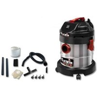 Aspiradora Sólidos y Líquidos Inoxidable de 20 Litros y 1200 W Aspiradora Sólidos y Líquidos Inoxidable de 20 Litros y 1200 W