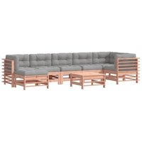 Juego de Muebles de Jardín de 8 Piezas con Cojines Juego de Muebles de Jardín de 8 Piezas con Cojines