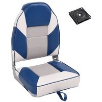 Juego de 2 Asientos Plegables para Barco con Respaldo Alto Vidaxl Juego de 2 Asientos Plegables para Barco con Respaldo Alto Vidaxl