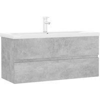 Mueble con Lavabo y Encimera de Hormigón