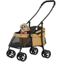 Cochecito Para Mascota Pawhut Tela Oxford Acero