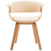 Silla De Comedor De Madera Y Cuero Sintético