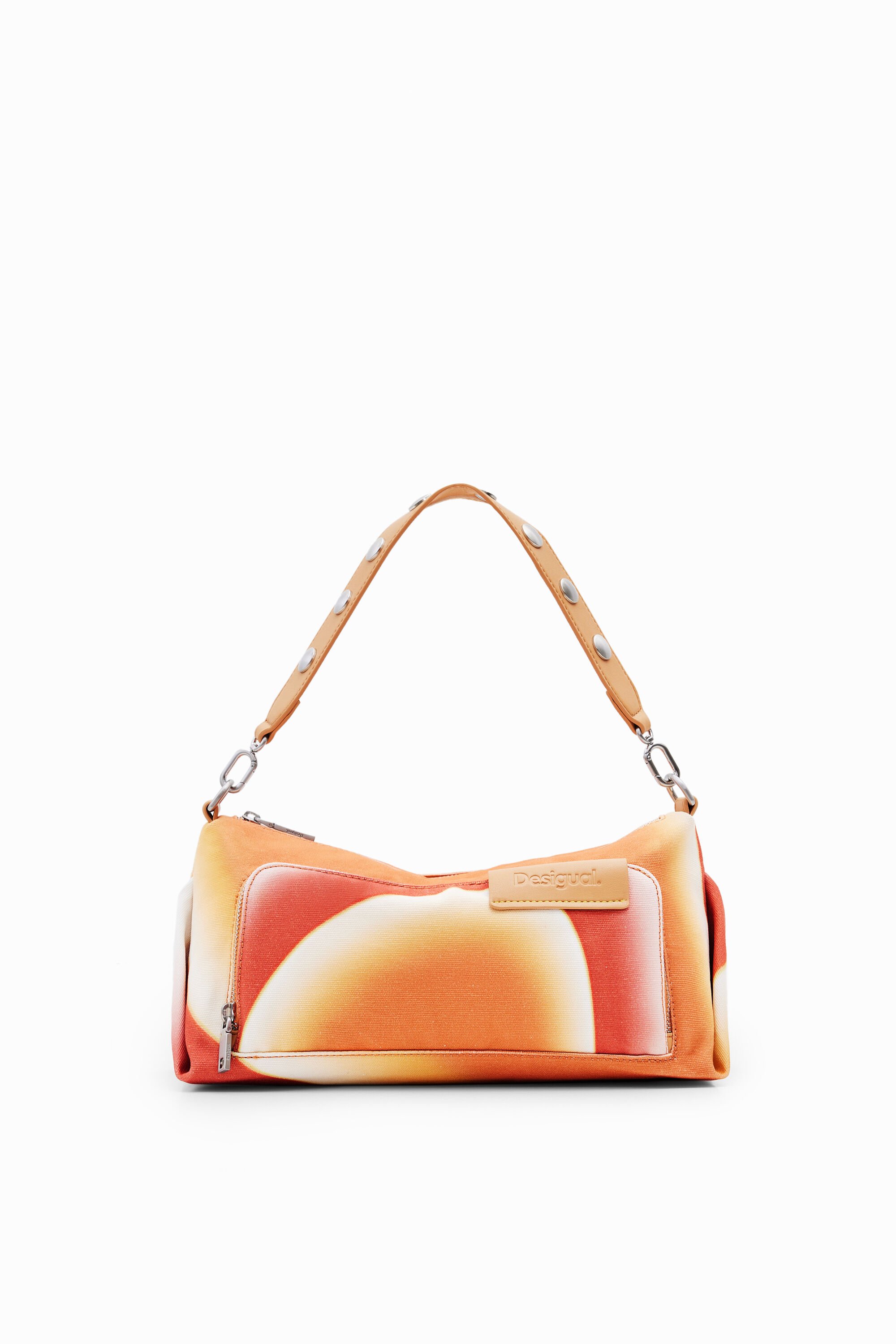 Bolso M Desigual de Lona Degradada para Hombre