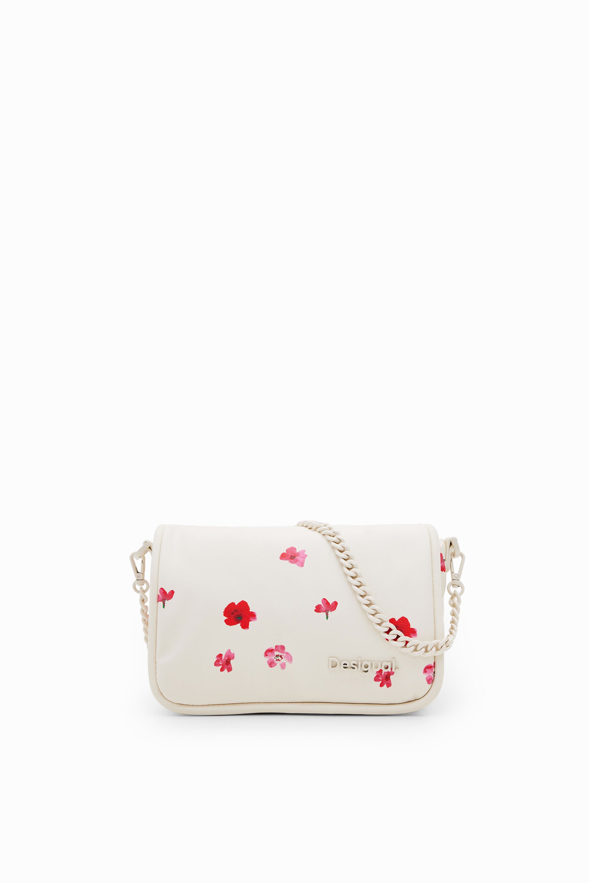 Bolso Bandolera Desigual S Acolchado Flores para Mujer