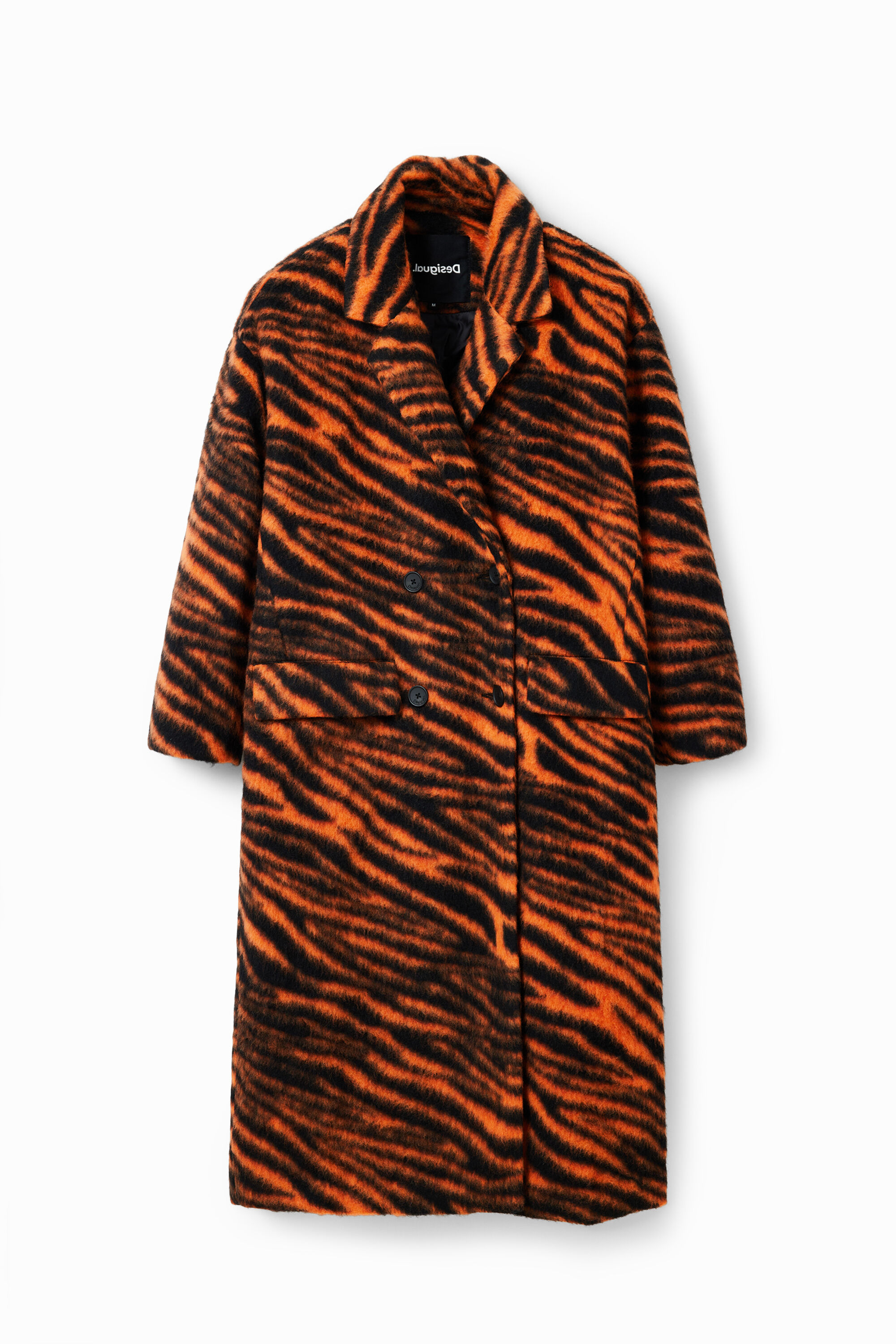 Abrigo Desigual estampado tigre