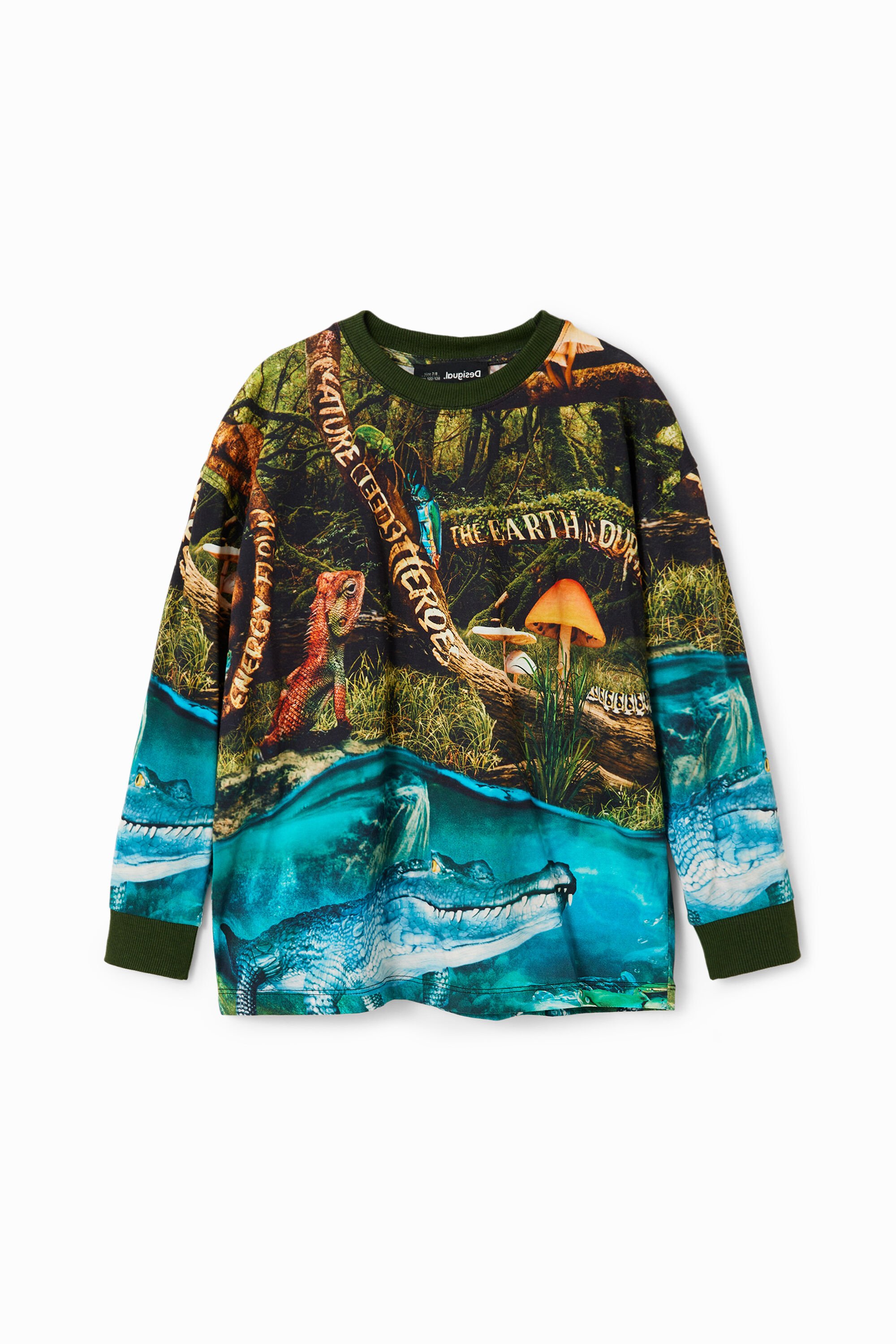Camiseta Desigual mensajes naturaleza hombre