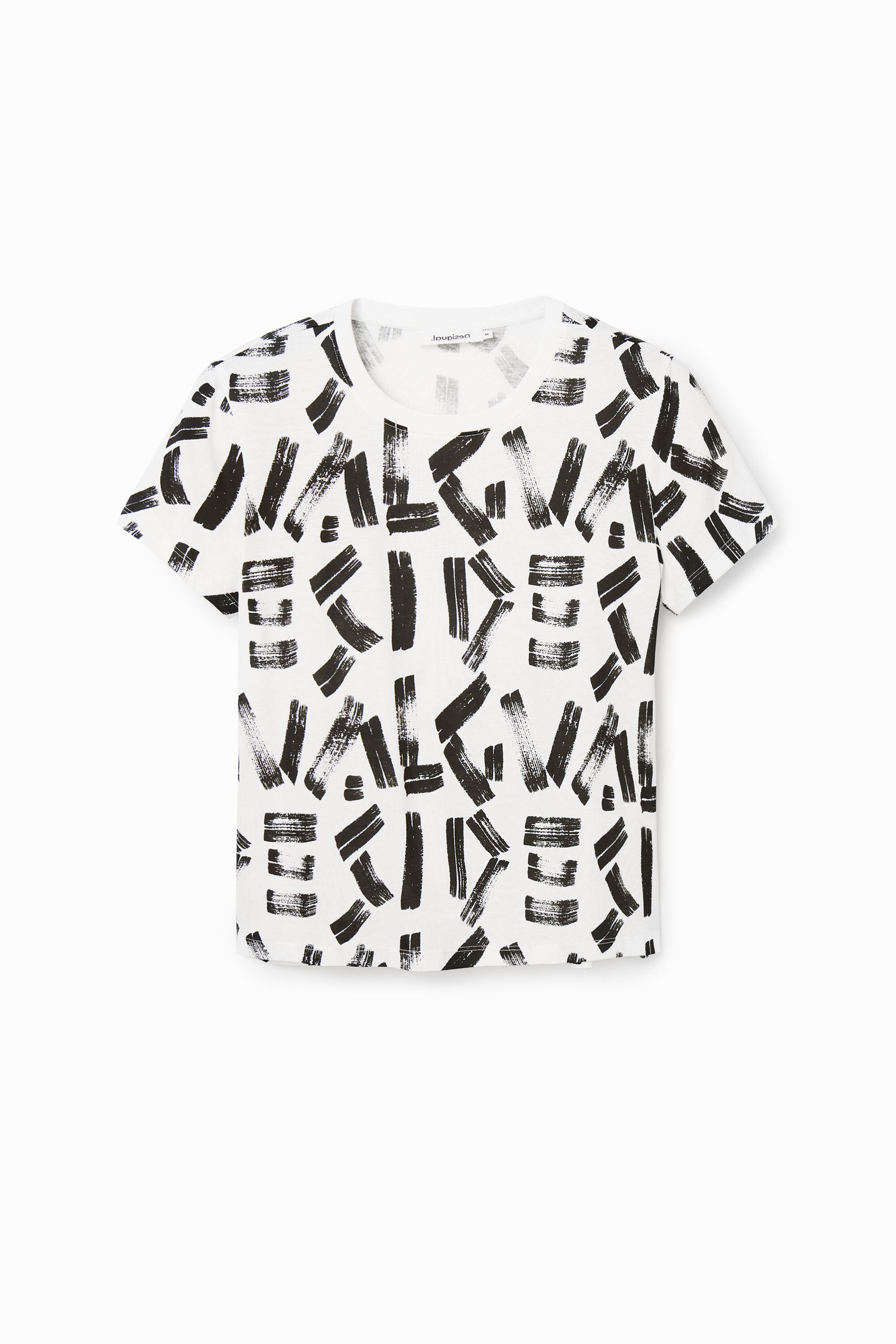 Camiseta Desigual con Letras Arty