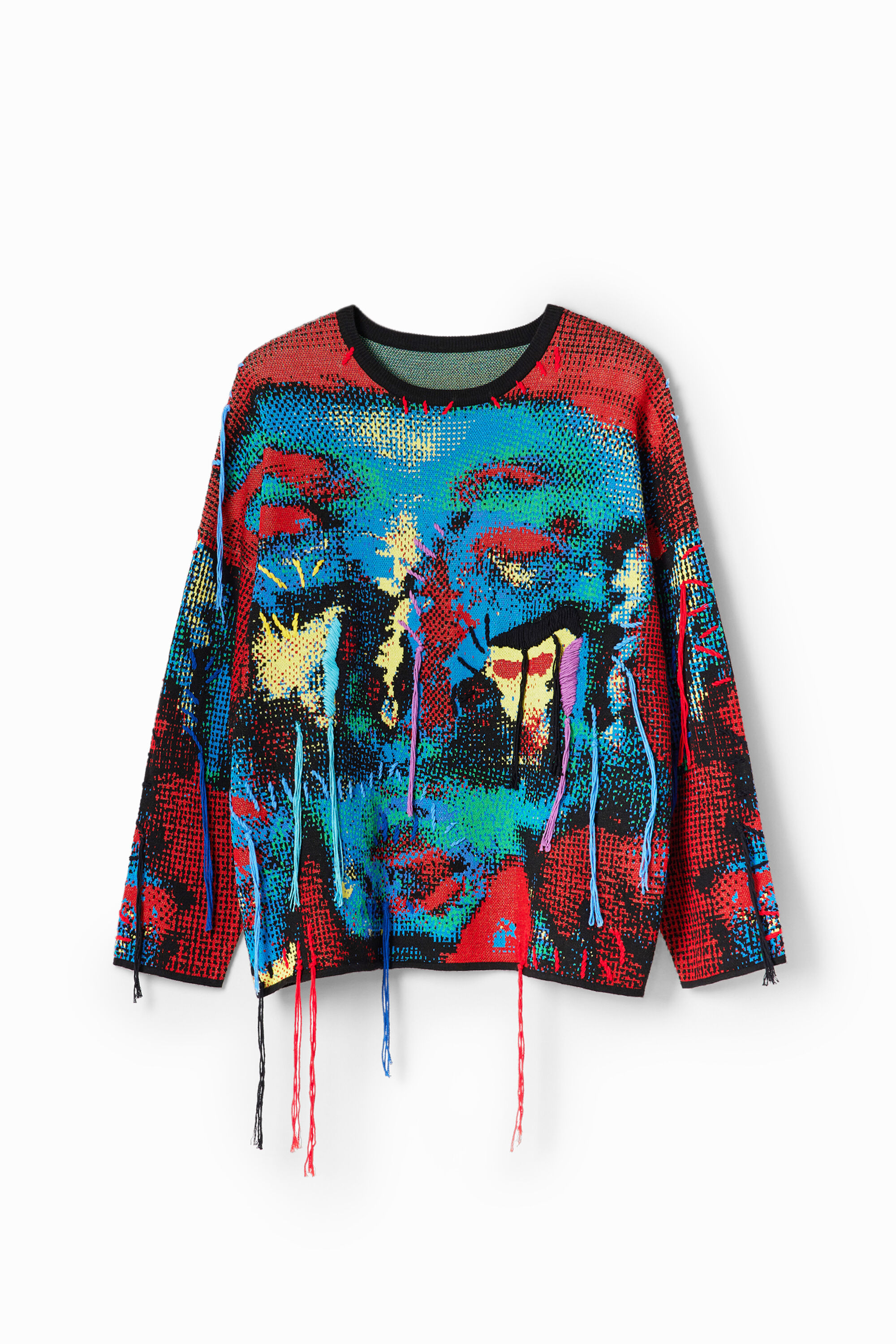 Jersey Desigual Oversize Jacquard María Escoté