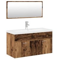 Muebles de Baño 3 Piezas Madera Vidaxl