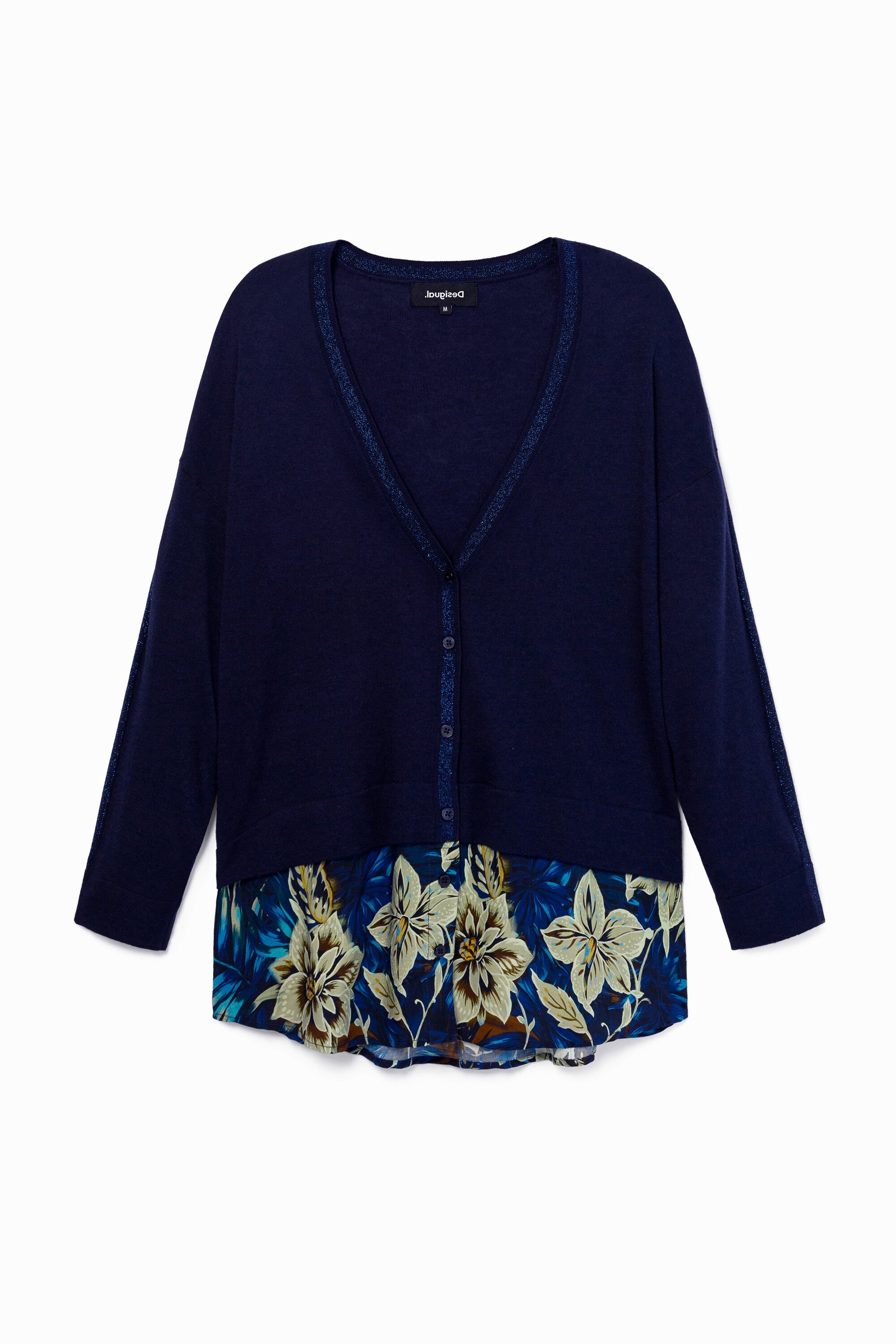 Jersey de tricot con botones fehombre