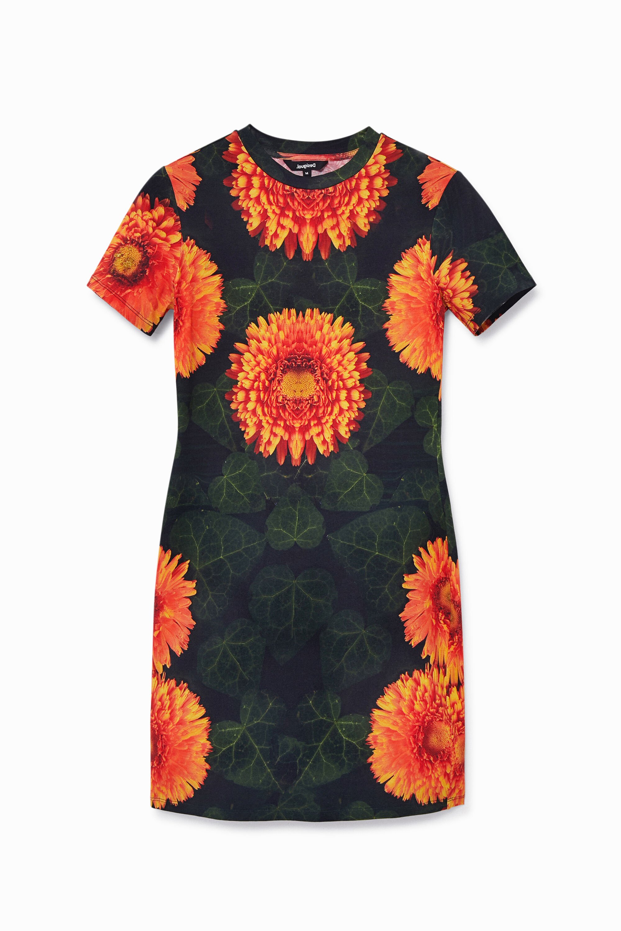 Vestido Camiseta Floral Fehombre Desigual