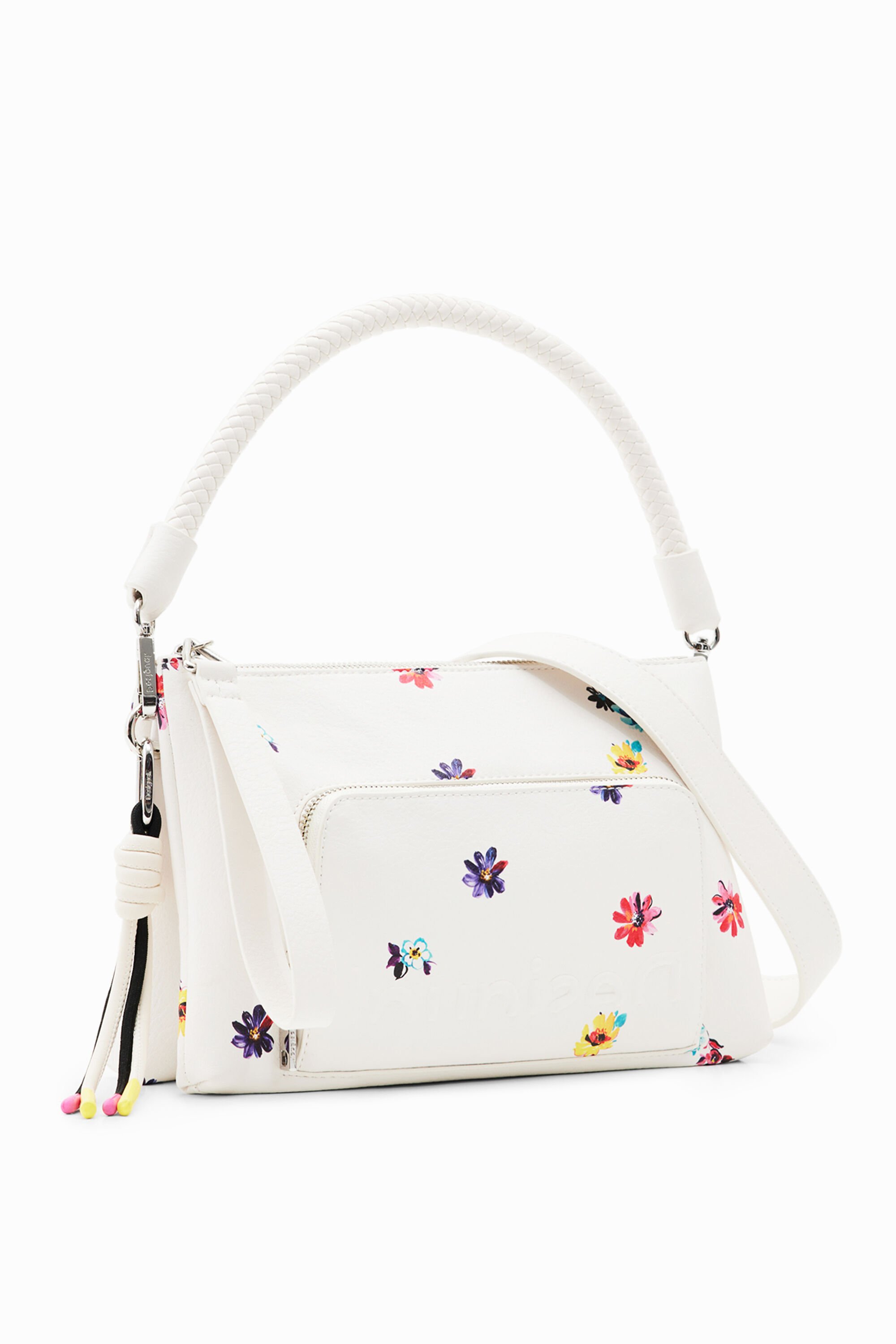 Bandolera Desigual Pequeña Flores