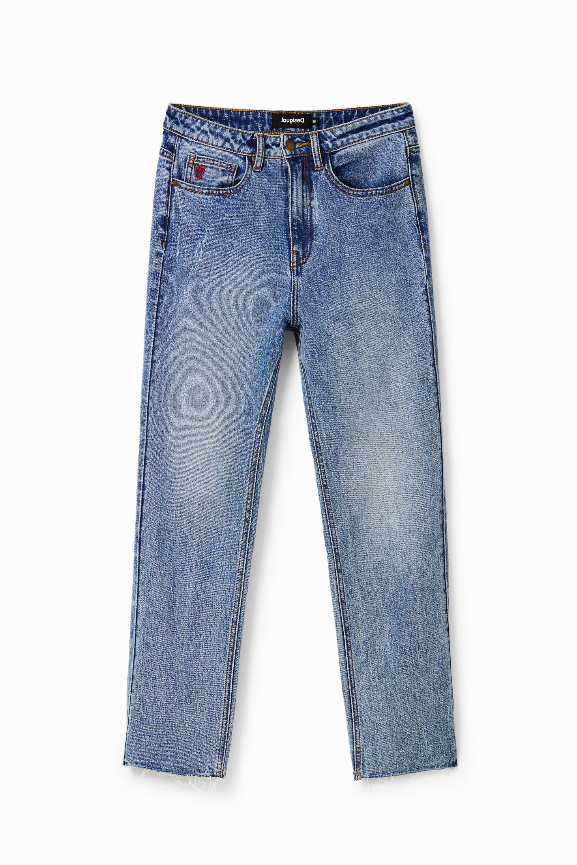 Vaqueros Straight cropped Desigual para hombre