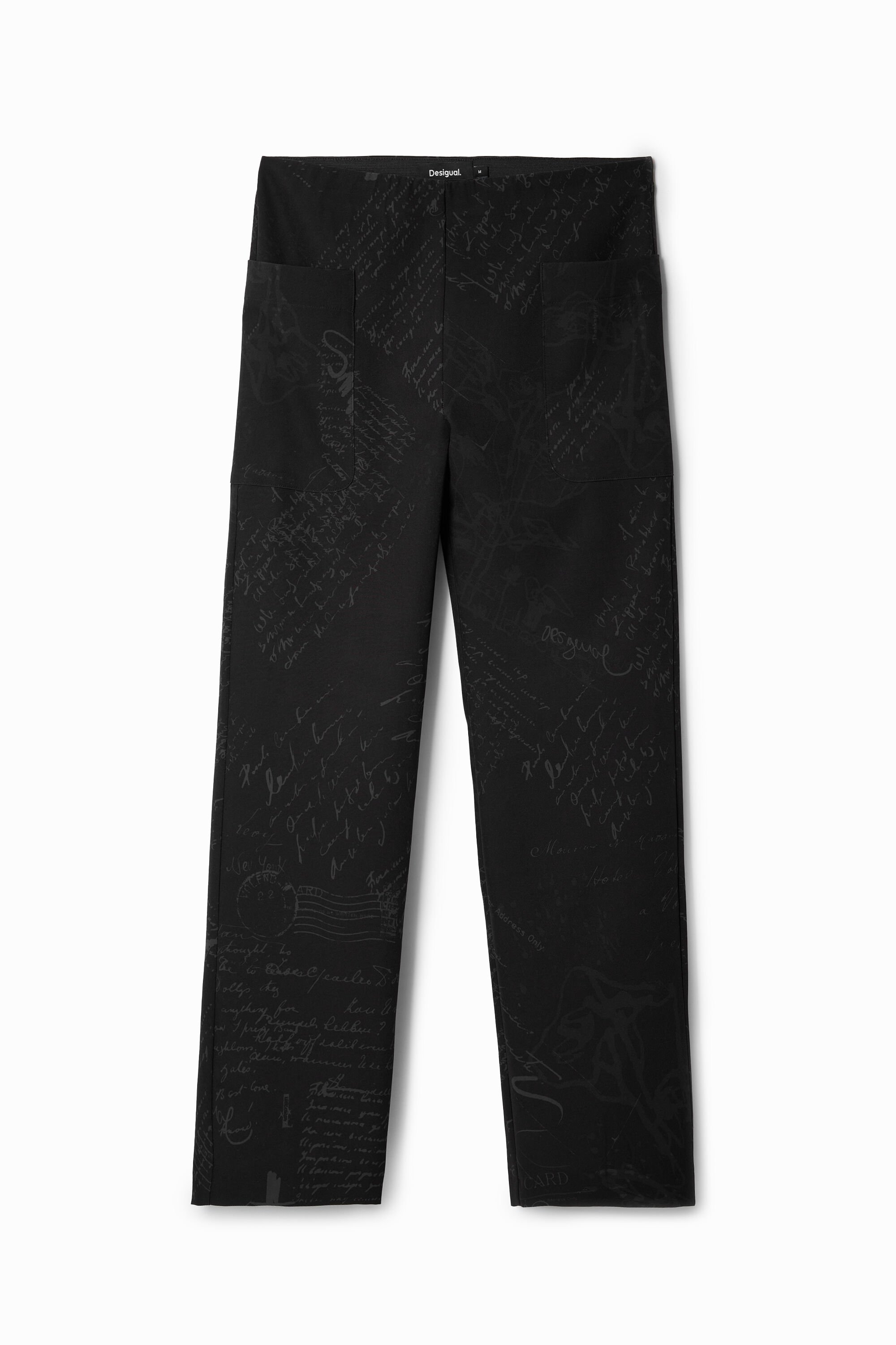 Pantalón Largo Desigual Textos FEHOMBRE para Hombre Pantalón Largo Desigual Textos FEHOMBRE para Hombre
