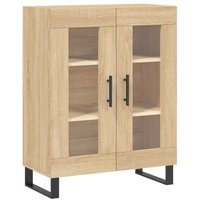 Aparador de Madera de Ingeniería Roble Sonoma 69,5x34x90 cm Aparador de Madera de Ingeniería Roble Sonoma 69,5x34x90 cm