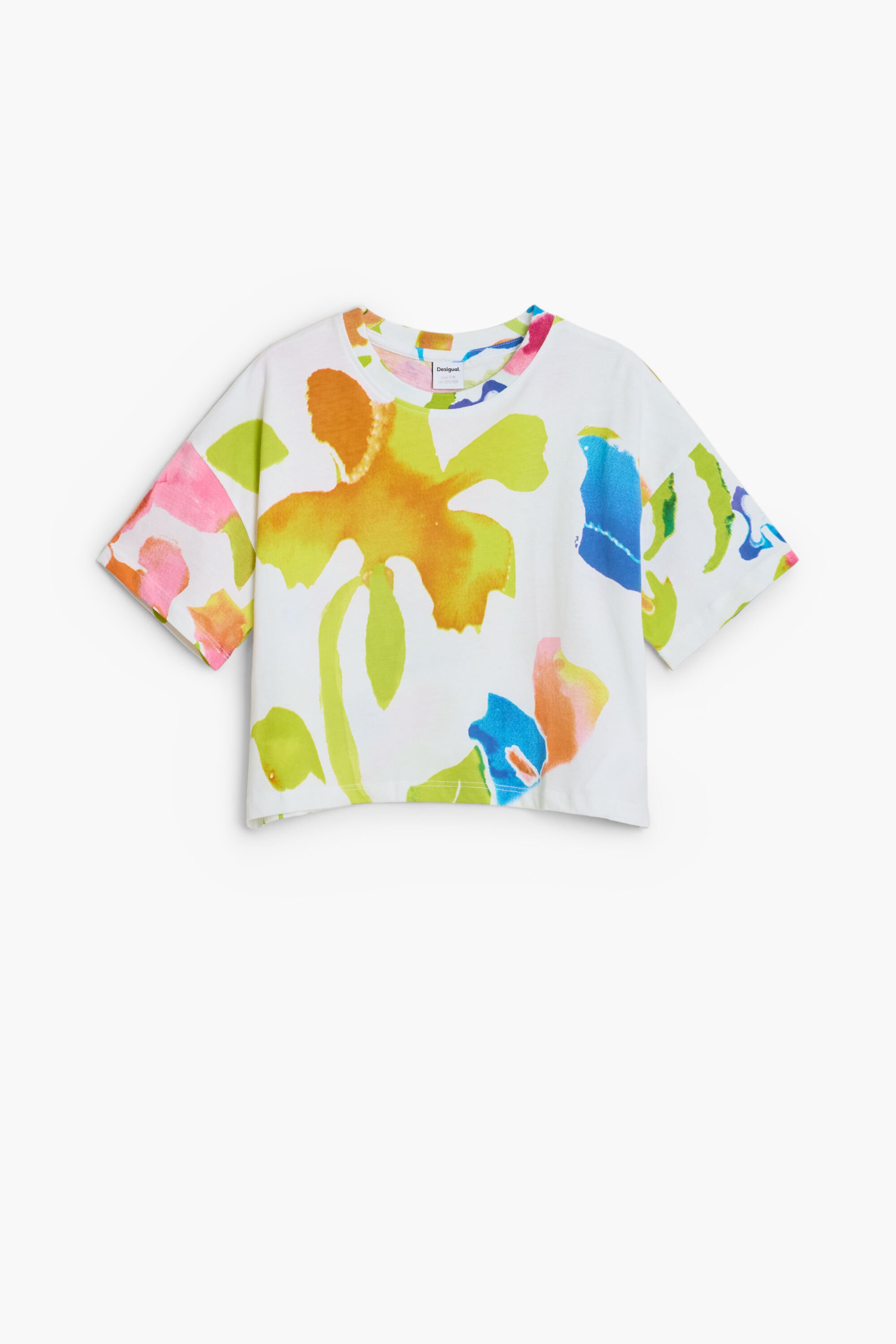 Camiseta Desigual Estampado Colores Fehombre