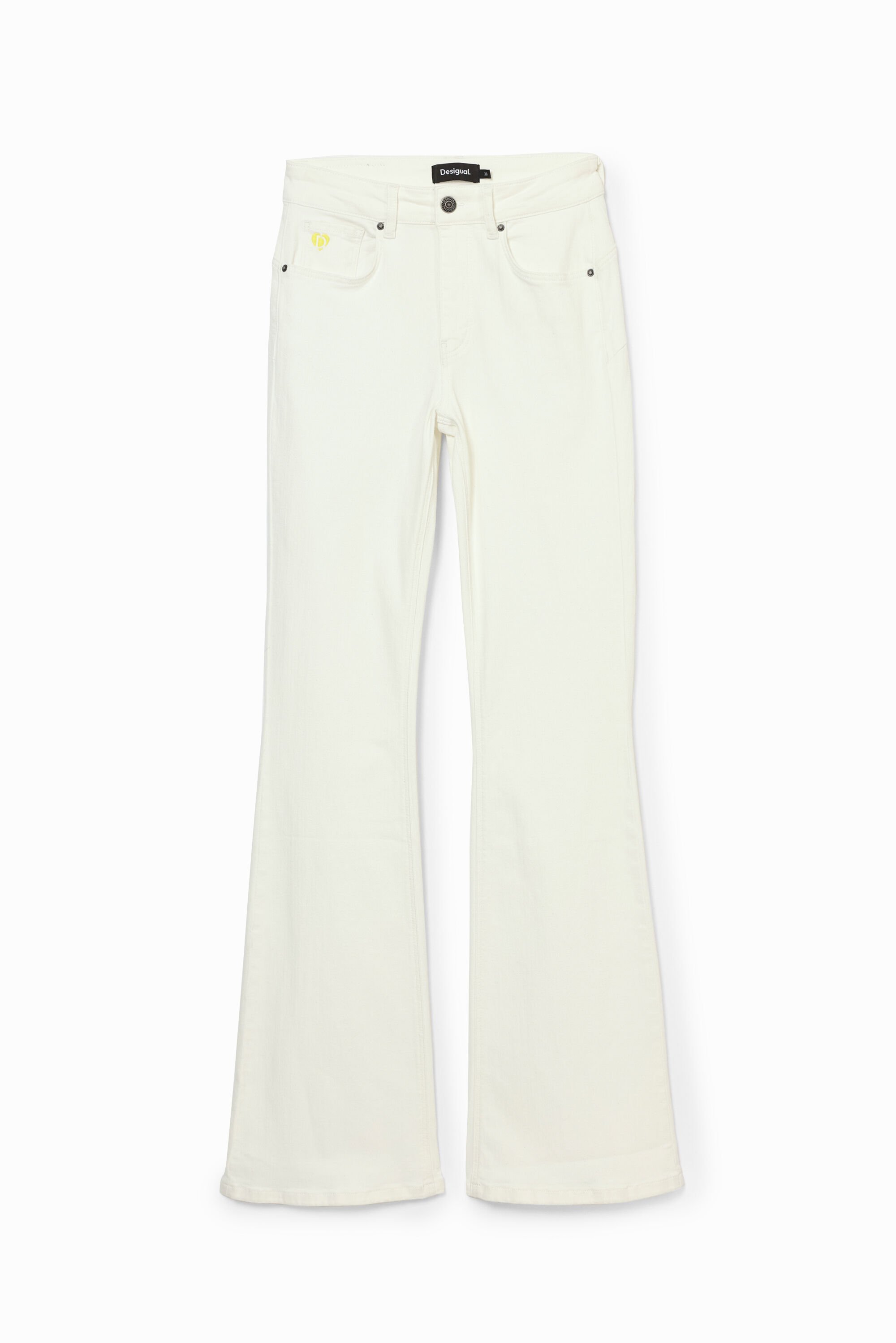 Vaqueros Flare Push-Up Desigual para Mujer Vaqueros Flare Push-Up Desigual para Mujer