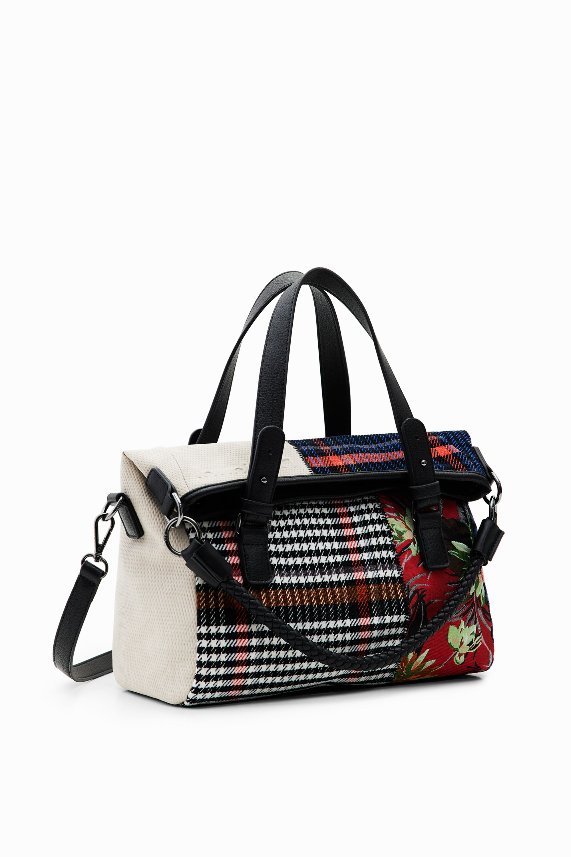 Bolso de mano Desigual Tartán Bolso de mano Desigual Tartán