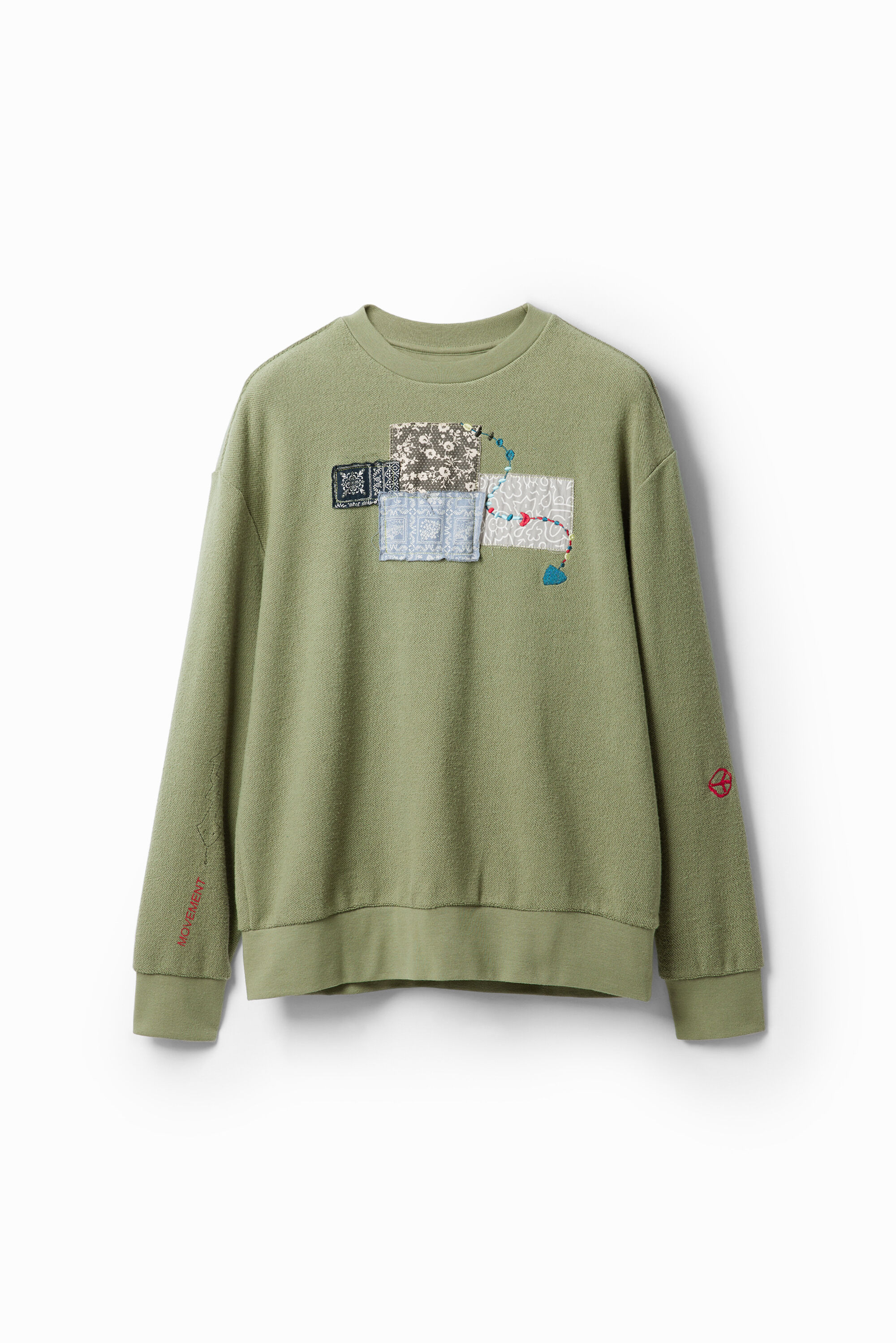 Sudadera Desigual para Hombre con Recortes Sudadera Desigual para Hombre con Recortes