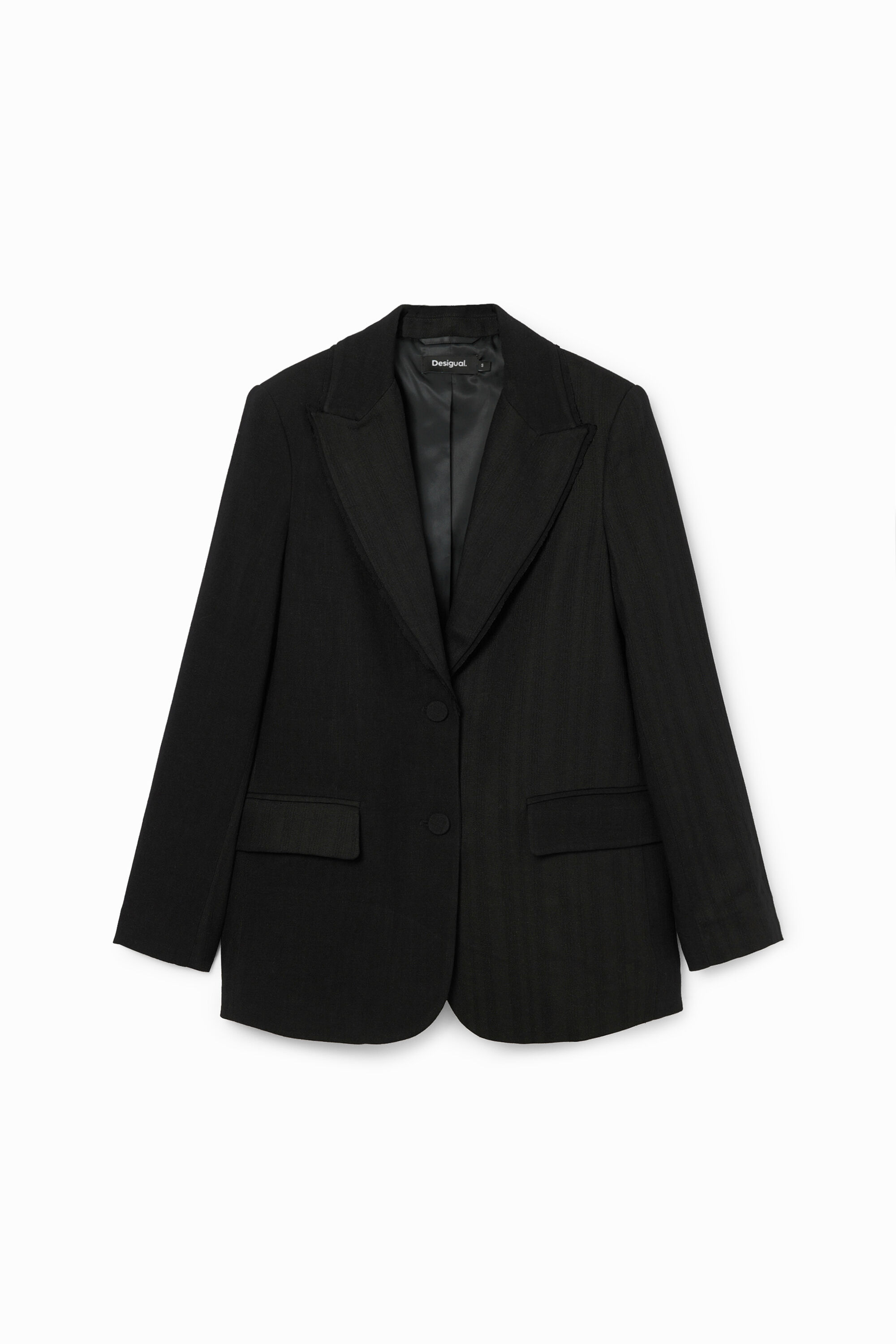 Desigual Blazer Recta Textura Desigual Blazer Recta Textura
