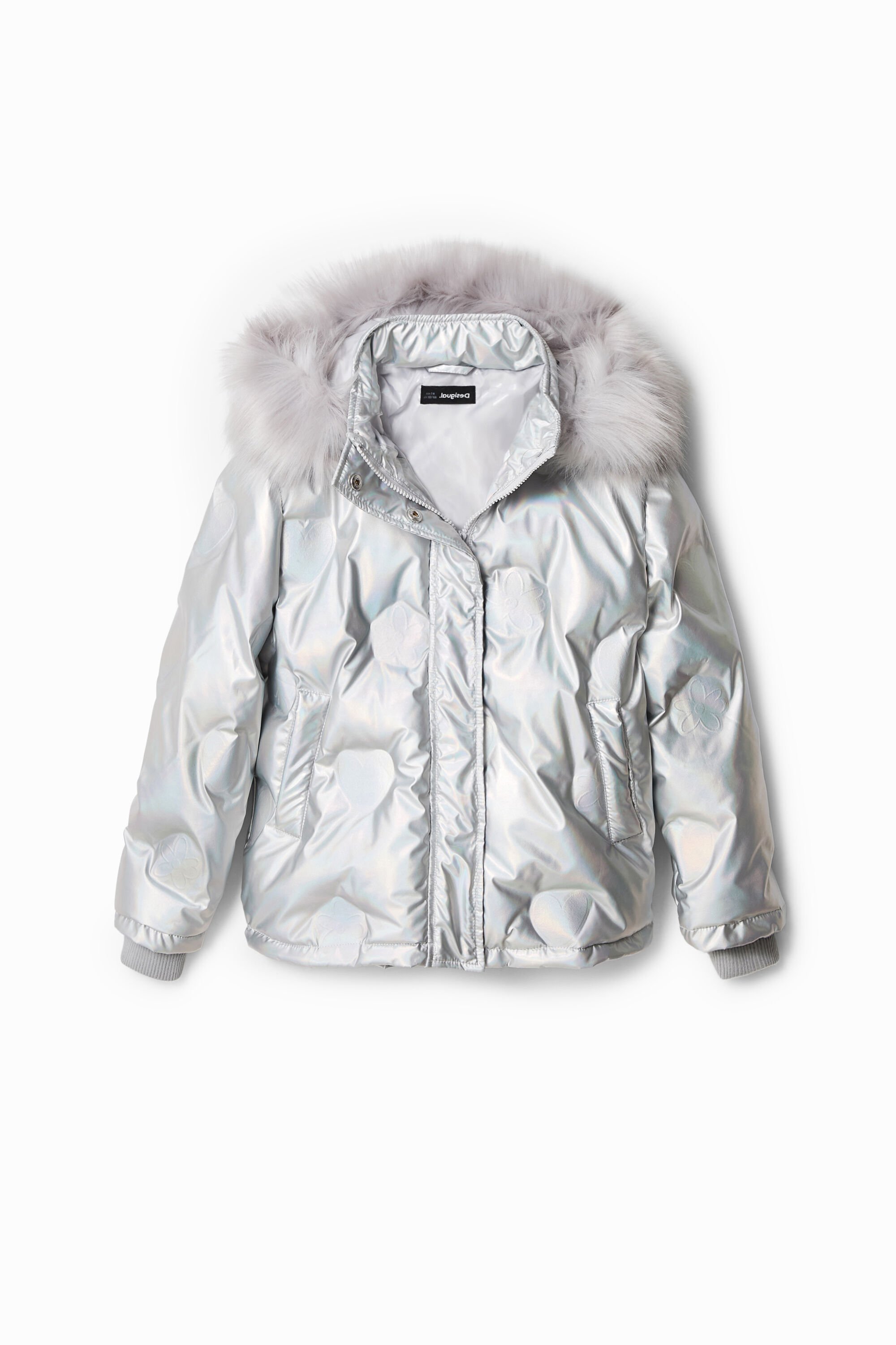 Chaqueta corta acolchada metalizada para hombre de Desigual Chaqueta corta acolchada metalizada para hombre de Desigual