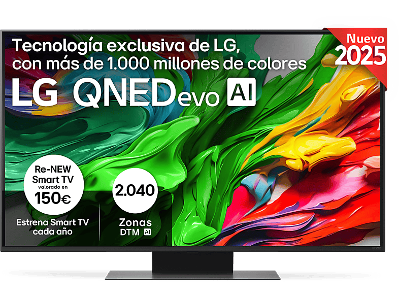 TV LG 50QNED87A6D 50" QNED MiniLED 4K UHD Smart con α7 AI 4K Gen8