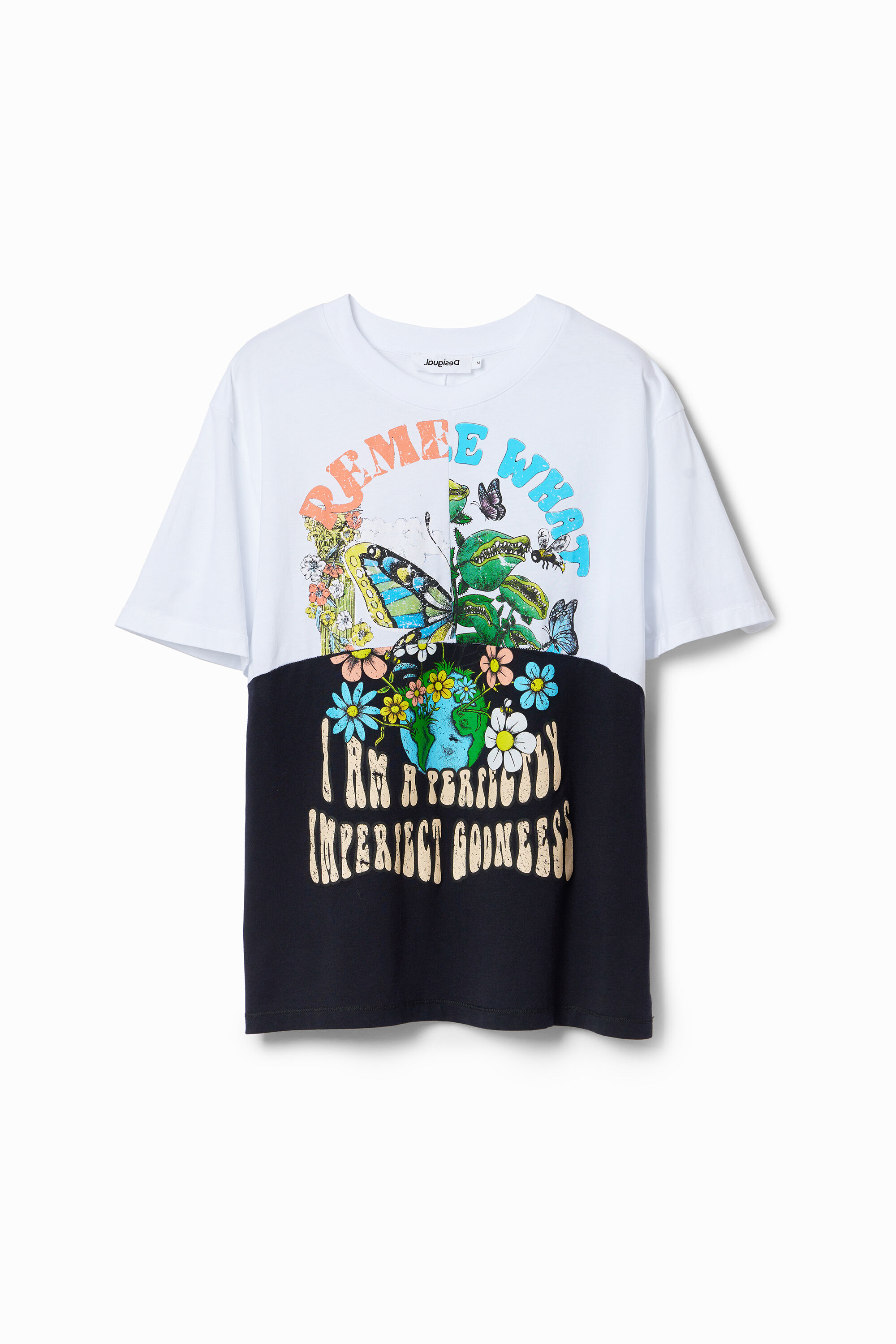 Camiseta Desigual Patch Retro fehombre Camiseta Desigual Patch Retro fehombre