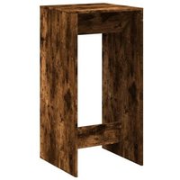 Mesa Alta de Bar Madera Roble Ahumado 51x50x103,5 Cm
