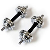 Maletín 2 Mancuernas Keboo Serie 700 con 8x Discos 1,25 Kg y 4x Discos 0,5 Kg