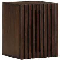Armario de baño de madera maciza de mango 38x34x48 cm