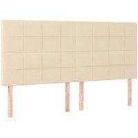 Cabeceros de Tela 4 Unidades 80x5x78/88 cm